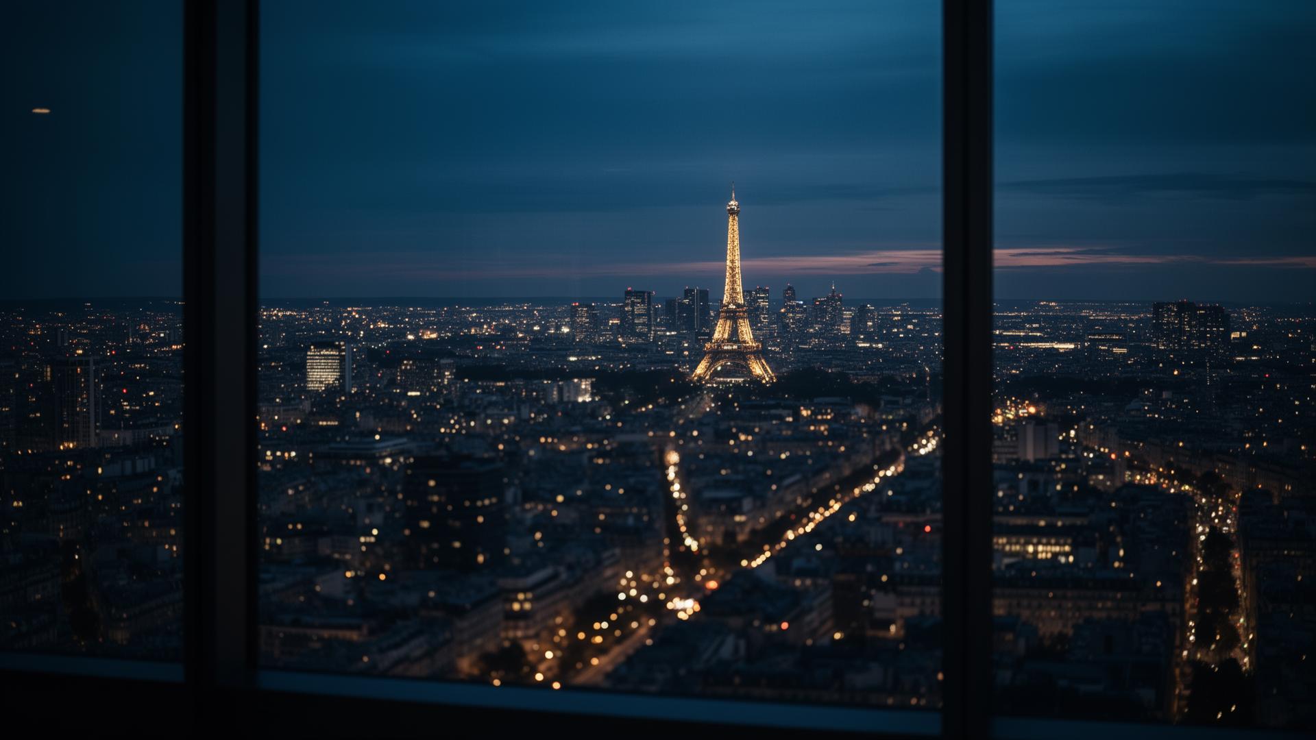 Vue panoramique de Paris - investissement immobilier